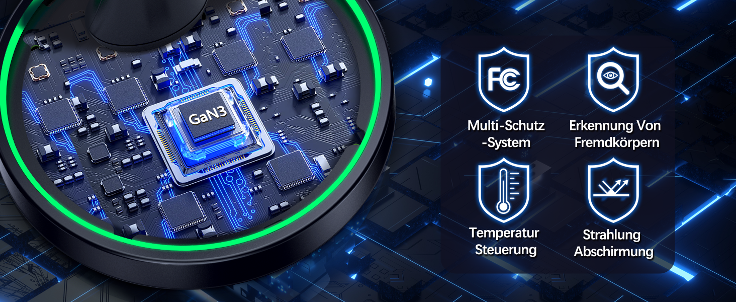 Бездротова зарядка MagSafe для iPhone 15/14/13/12, AirPods 3/2/Pro, 15W, з підсвічуванням