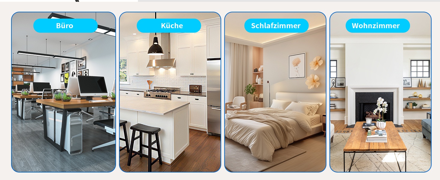 Мережевий фільтр з USB-C, 6 розеток, кабель 2м (4000W, 16A), розподільний блок для кухні/офісу, чорний