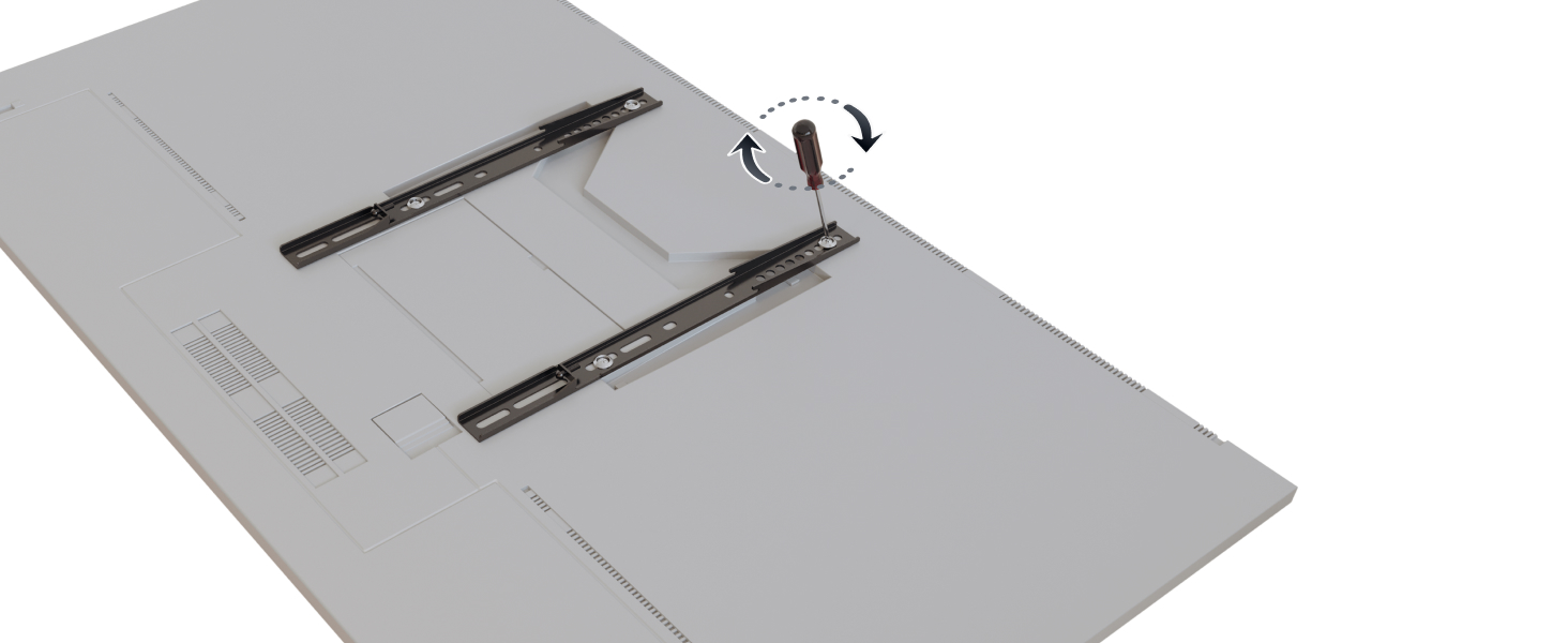 Кріплення для телевізора RICOO S9544 - поворотне та нахильне, для телевізорів 40-65 дюймів, до 45 кг, VESA 400x400 мм, універсальне, підходить для плоских та curved телевізорів