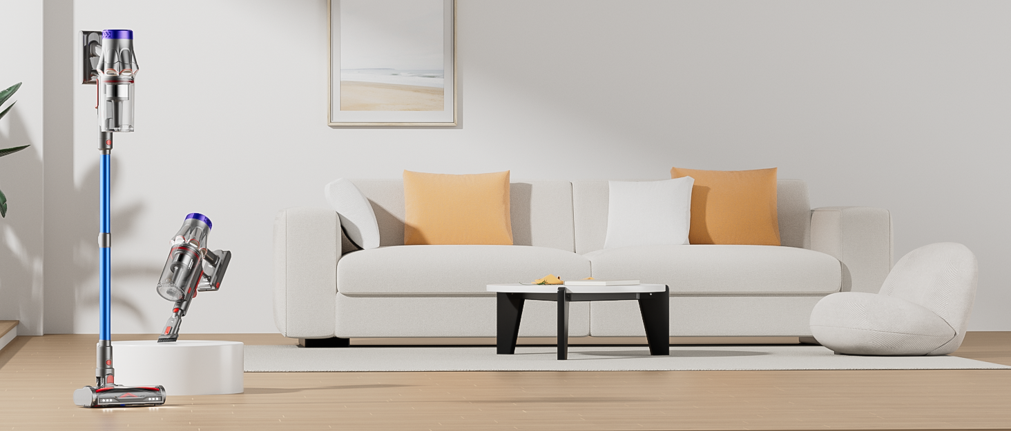 Бездротовий пилосос Avalsor Akku з потужністю 48000Pa/580W, 70 хвилин роботи, об'ємом 1,8 л, видаленням попелу, антизаплутана щітка, 8-шарова фільтрація. Підходить для килимів та шерсті тварин.