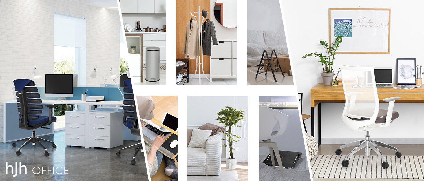 Сміттєвий відер з педаллю та кришкою SoftClose hjh OFFICE CLEAN Slim, 20л, сталевий вузький смітник з внутрішнім відром, білий, 56x34x22 см