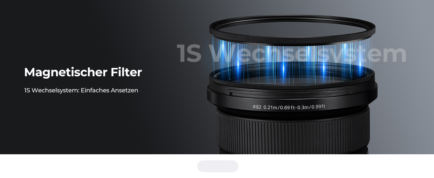 CPL фільтр K&F Concept 77mm: кругла поляризаційна фільтр з магнітним кріпленням, HD скло з Nano-Xcel покриттям