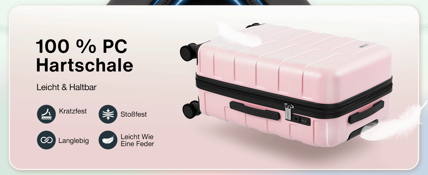 Чемодан VIPbox з жорстким корпусом 75 см (3 роки VIP-сервісу) Розширюваний, легкий, з полікарбонату, велика місткість, з 4 колесами та TSA-замком, преміум-якість, чорний XL