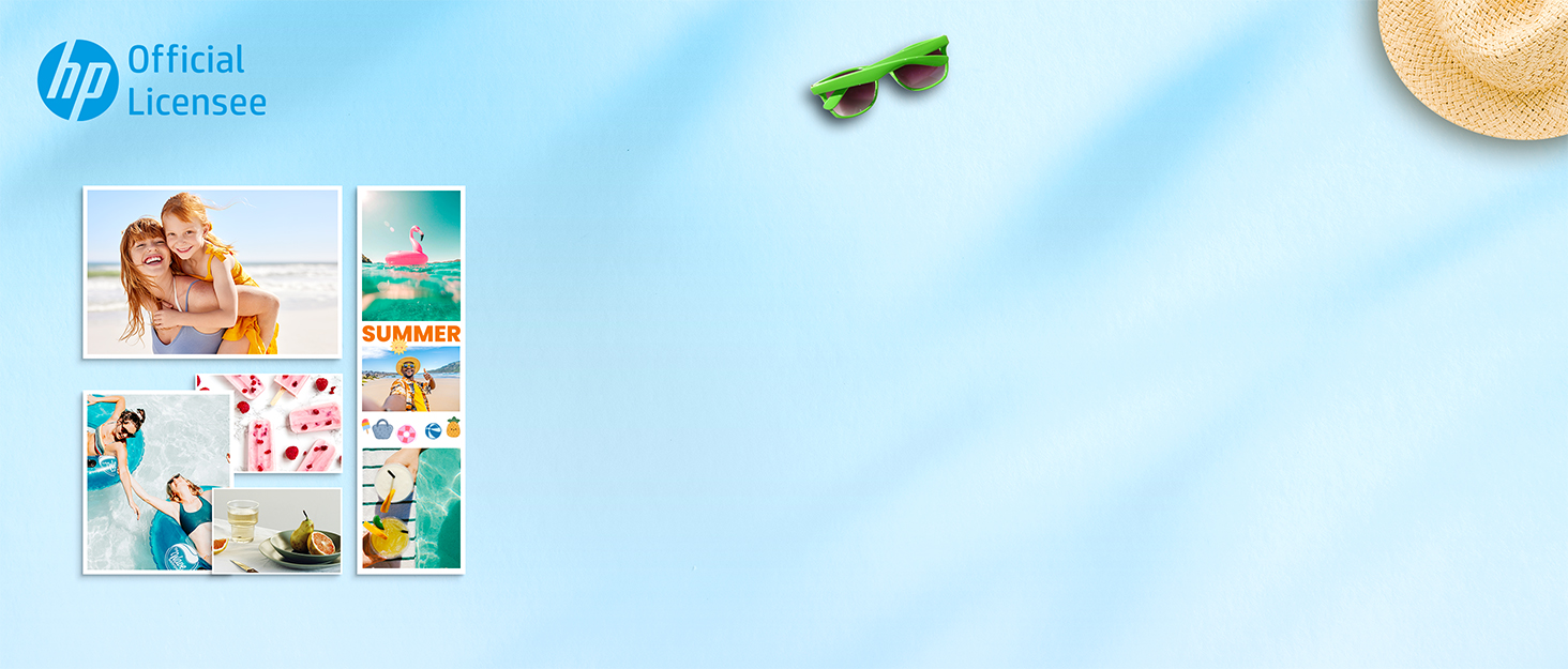 HP Sprocket: Портативний принтер для миттєвого друку фото, 5.1 x 7.6 см, білий. Стартовий набір