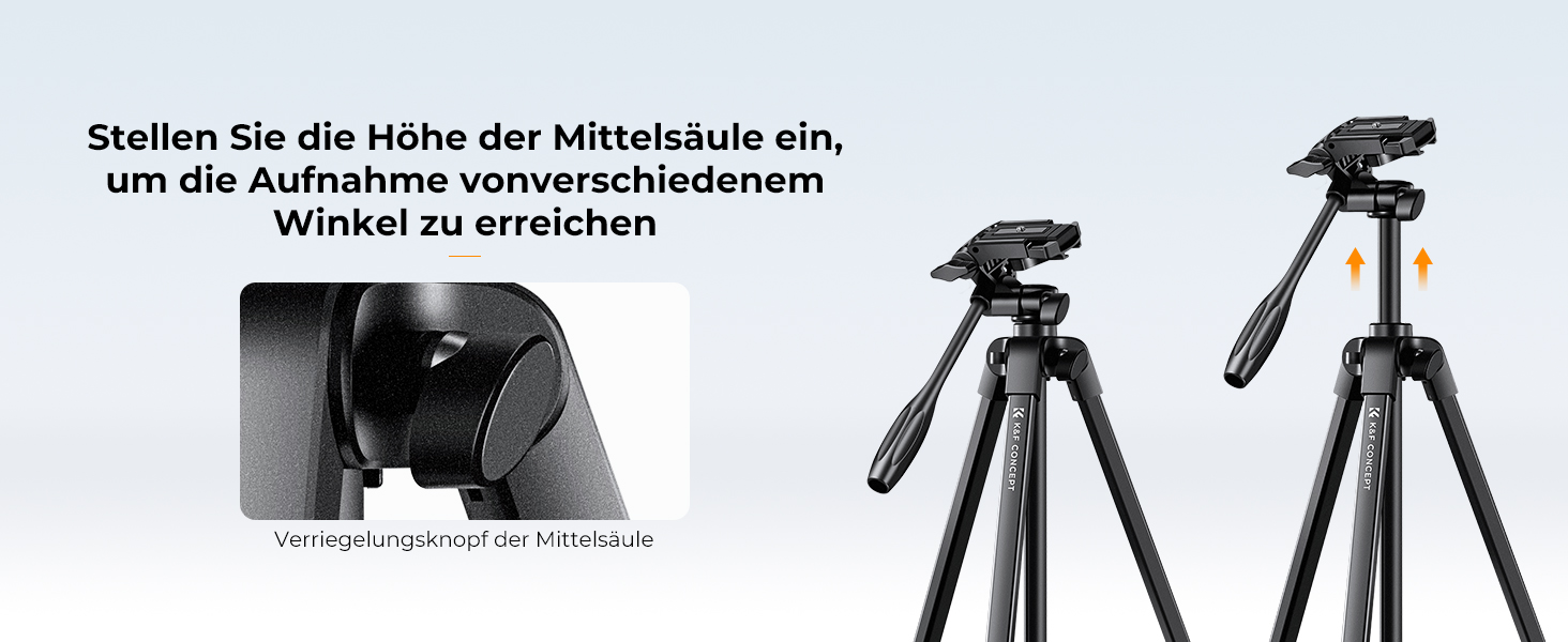 Штатив K&F Concept NT510: легкий штатив 152 см з Bluetooth пульт для Canon, Nikon, Sony та смартфонів