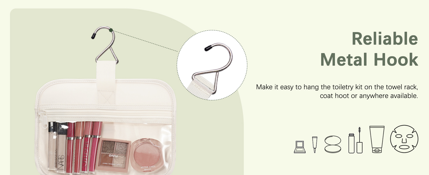 Narwey Косметичка для дівчаток з сіткою, велика, зелено-сіра, з смугами, модель Y