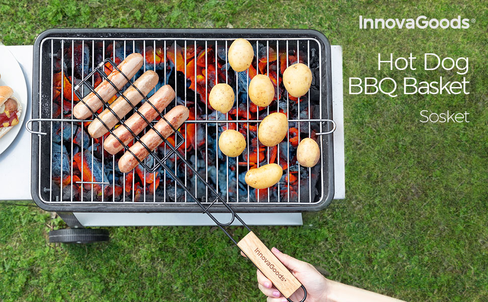 Набір гриля InnovaGoods 12 предметів: інструменти з нержавіючої сталі, термостійкі ручки, сумка для зберігання та транспортування, миється в посудомийній машині, чорний, сталь, нержавіюча сталь (для шашлику)