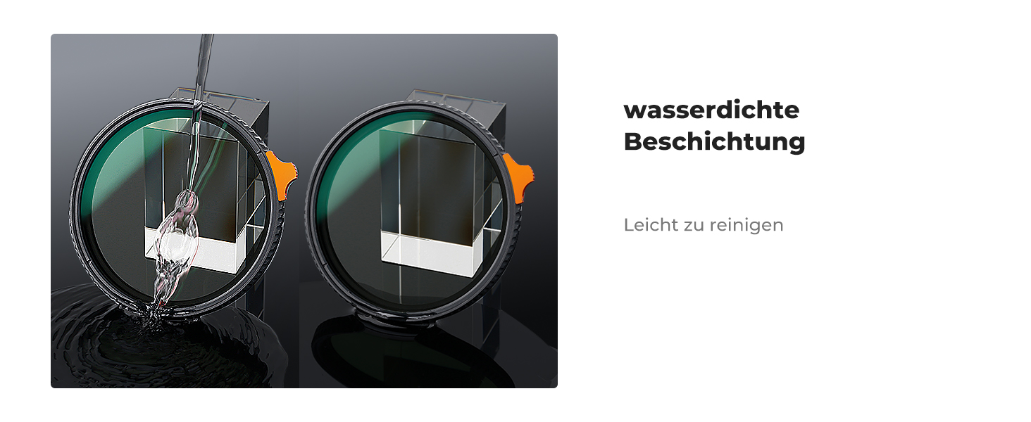 Фільтр ND K&F Concept Nano X-Serie Variabel 49mm, ND3-ND1000 (1.5-10 ступенів)