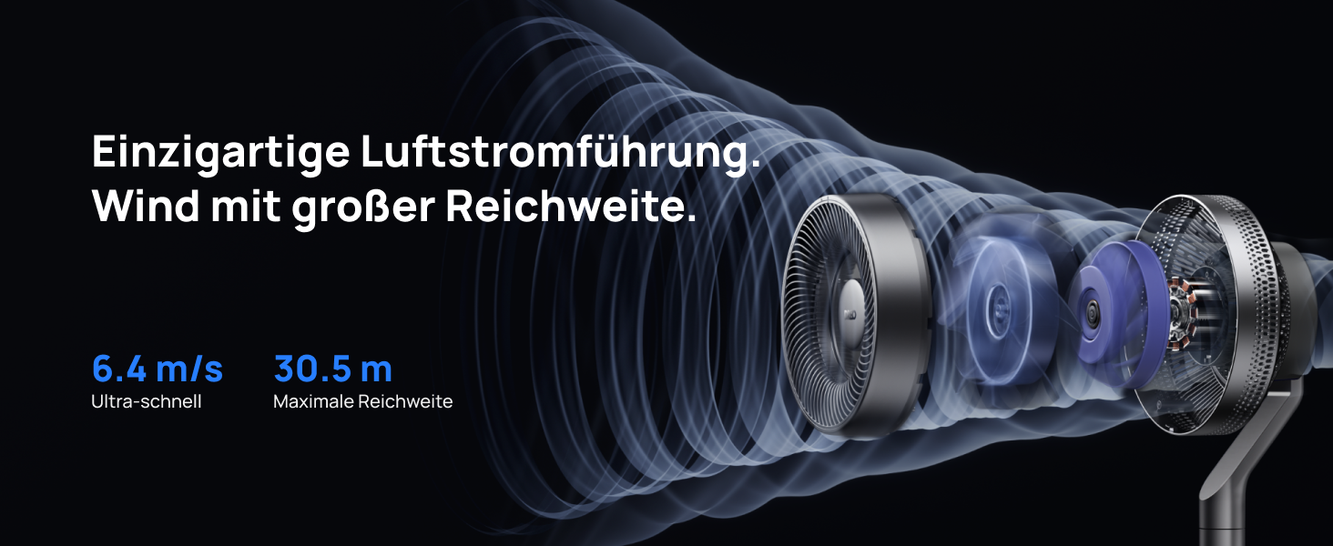Вентилятор Dreo з інтелектуальним керуванням, висота 101,6–111,8 см, тихий DC вентилятор для спальні, кут огляду 120°+85°, повітряний потік 30,5 м, срібний