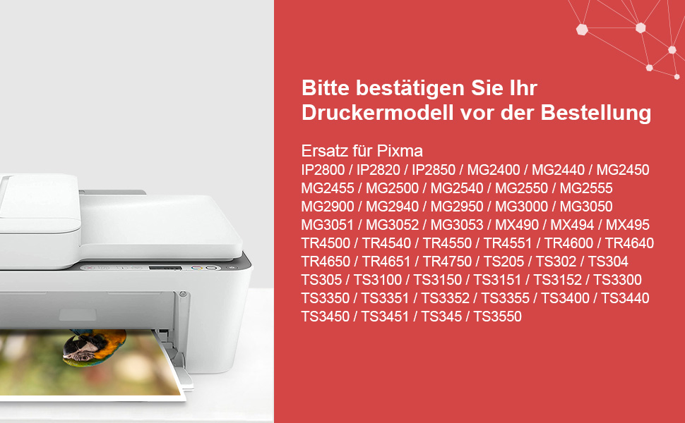 Комплект картриджів PG-545XL та CL-546XL для принтерів Canon PIXMA MX495, TR4550, TR4551, MG2550s, MG2555s, TS3150, TS3151, TS3350, MG3050, MG3051 (чорний та кольоровий, XL ємність)