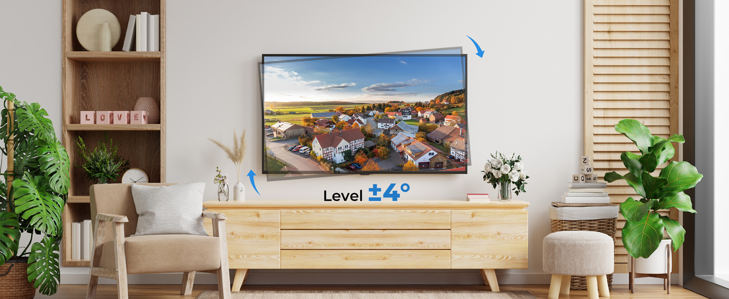 Кронштейн для телевізора BONTEC 950 мм, поворотний, нахильний, для 26-65 дюймів, VESA 400x400, до 35 кг