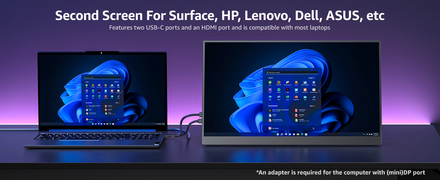 Портативний монітор CoCoPar 18.5