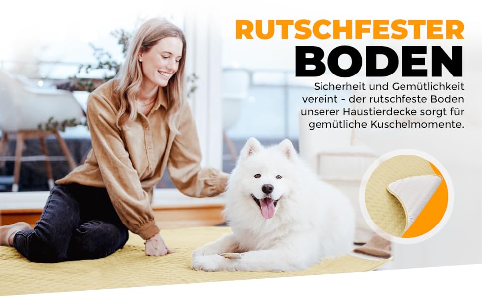 Водонепроникний коврик для собак SympaTierisch - захист дивану та ліжка - великий розмір (175 x 75 см) - бежевий - легко прати