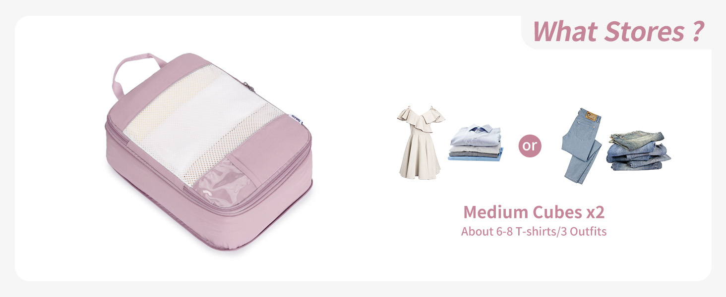 Набір органайзерів для валізи Narwey (5 шт.) - компресійні куби для подорожей, аксесуари для валізи