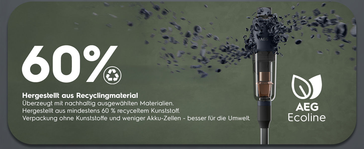 Бездротовий пилосос AEG Hygienic 7000: потужний, легкий, для алергіків, 40 хв роботи, 120 м², 5-ступенева фільтрація, для всіх поверхонь, автоматичний режим, з аксесуарами (2023)