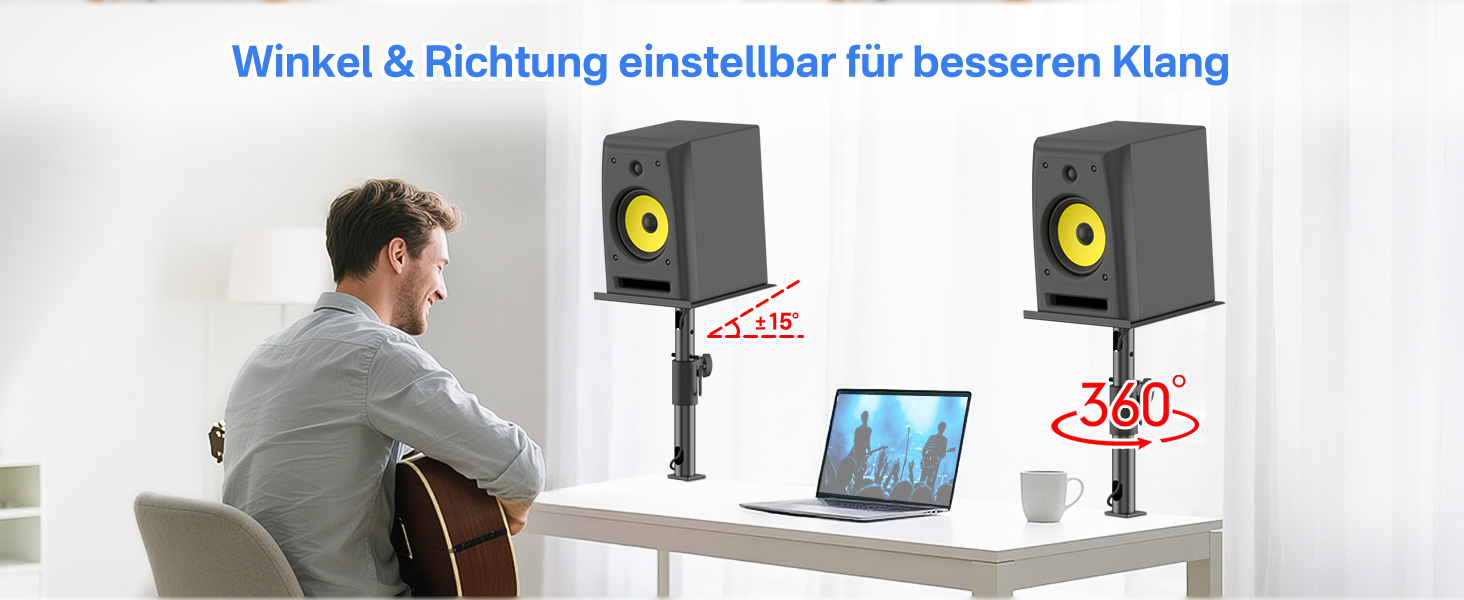 Підставки для акустики: універсальні, регульовані по висоті, нахильні та поворотні, для Edifier, KRK, Klipsch, Polk, Sony, PreSonus, JBL та інших