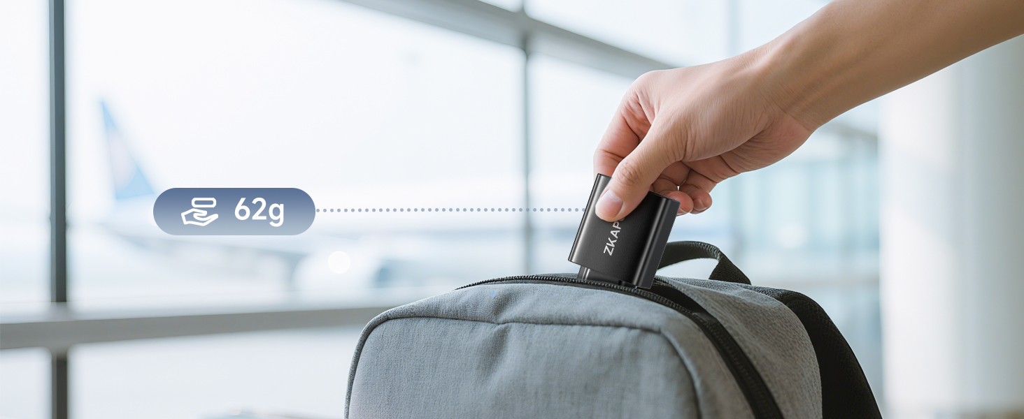 Зарядний пристрій ZKAPOR з 4 USB-C портами, 45W, білий (PD+QC)