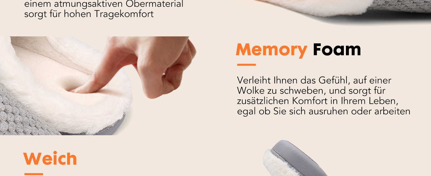 Тапочки зимові Mishansha для чоловіків та жінок, з підкладкою, теплі, з пам'яті ефекту, з плюшу, білі