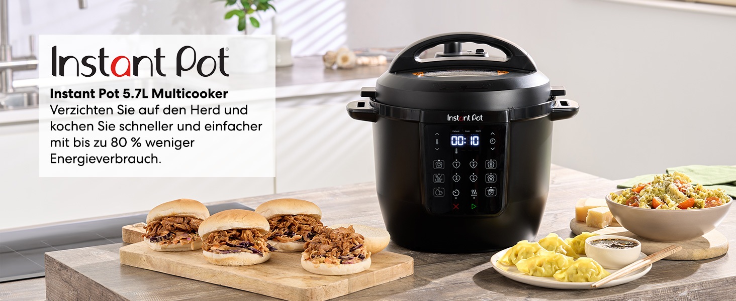 Instant Pot Plus 9-в-1: мультиварка, сковорода, рисоварка, йогуртниця, 5.7 л, нержавіюча сталь