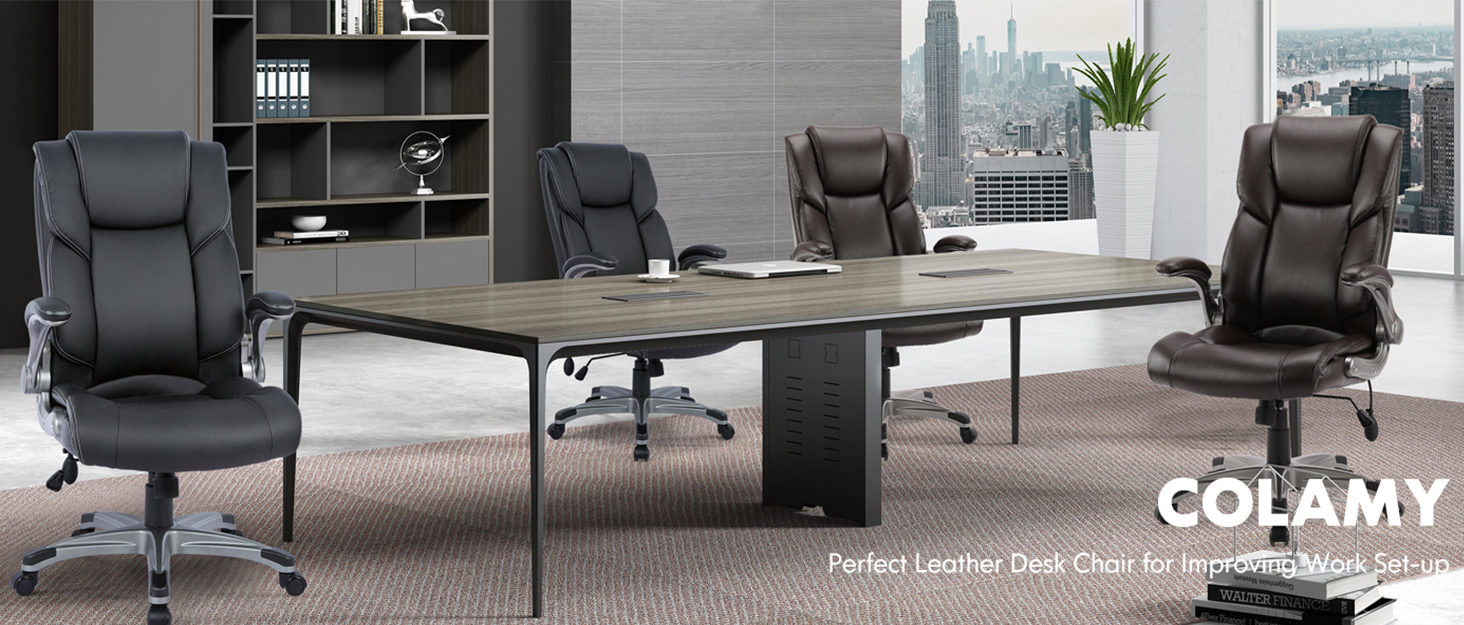 Офісне крісло Colamy Ergonomic з регульованою підголівником та поперековою підтримкою, Khaki