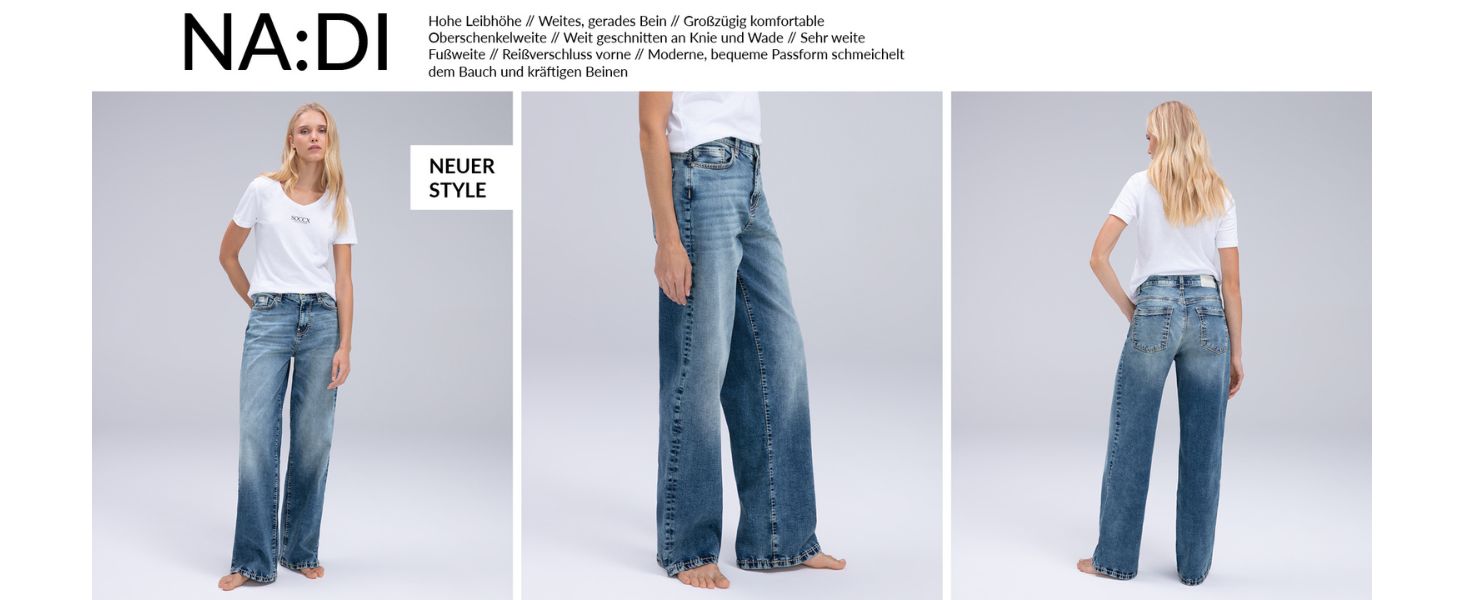 Джинси жіночі SOCCX Regular Fit: зручний стрейч-денім, прямі штанини, середня посадка, блакитний вінтаж 27W/34L