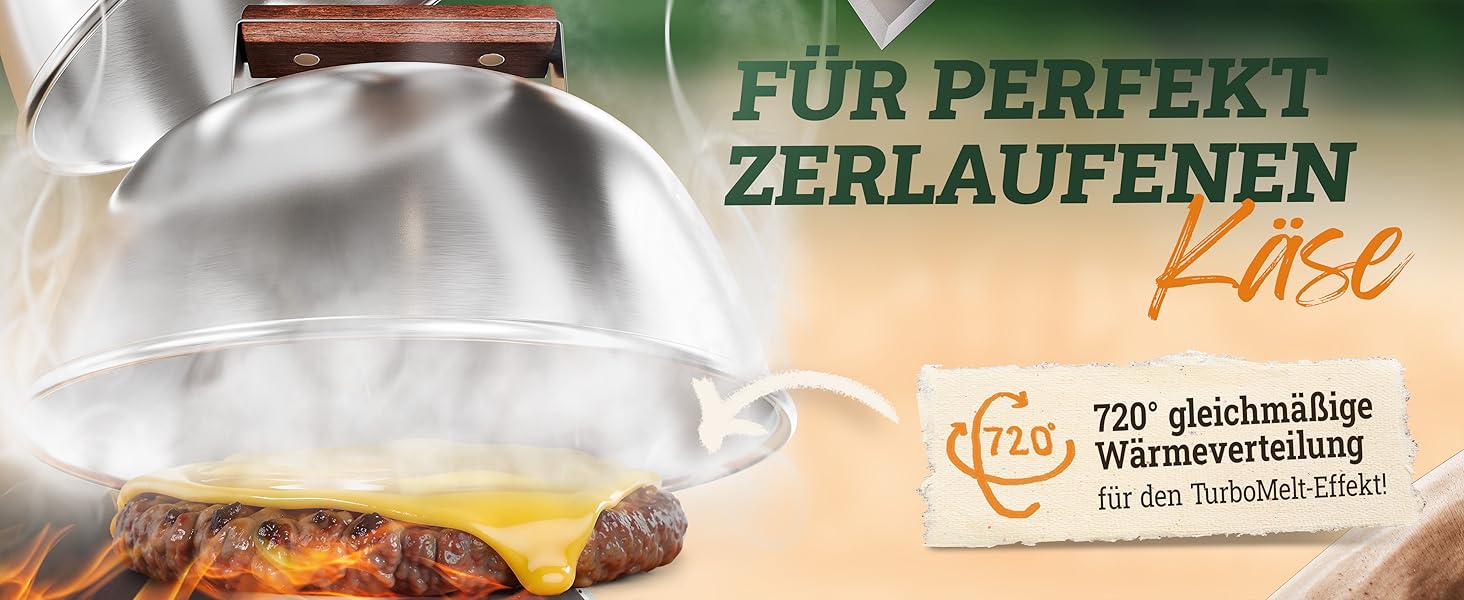 Набір для приготування Smash Burger XXL [9 предметів] з нержавіючої сталі з дерев'яними ручками для Plancha, гриль-плити, газового гриля та вогняної чаші | 1x прес для бургера, 2x формочки для бургера, 1x шпатель для гриля, 1x лопатка для гриля та інше | 9-ти частинний набір