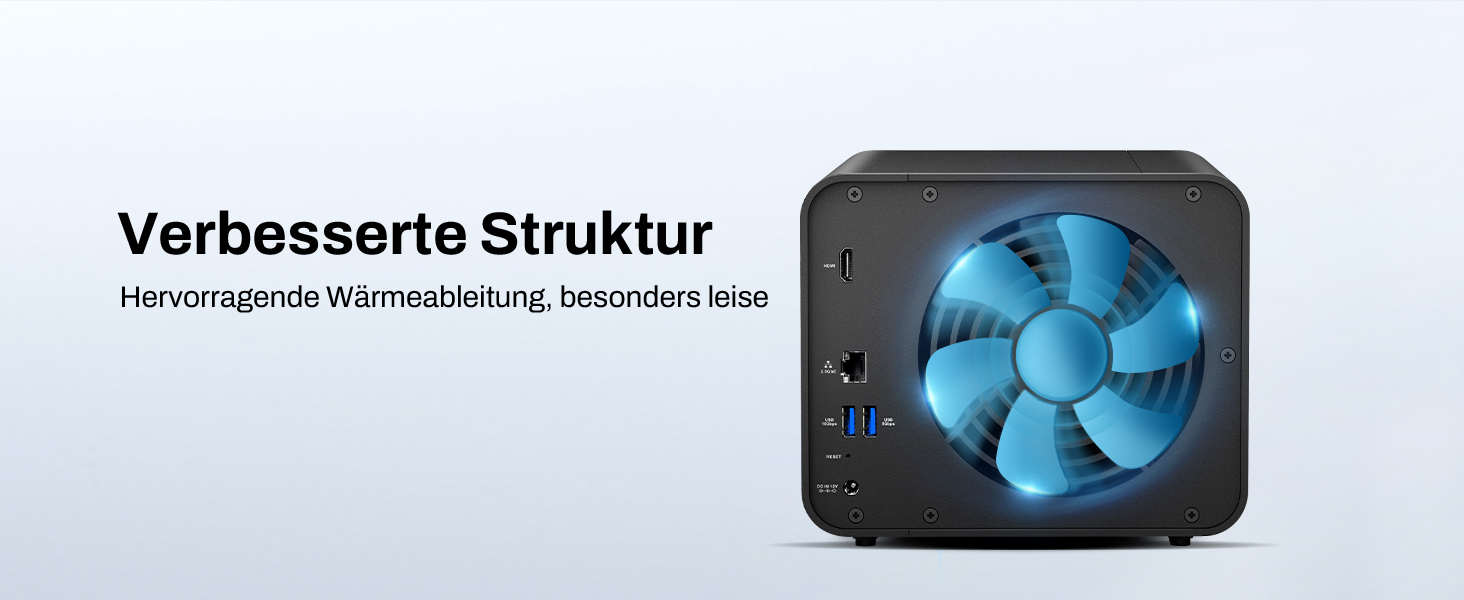 TERRAMASTER F2-425: 2-Bay NAS з Intel x86 Quad-Core CPU, 4 GB RAM, 2.5 GbE LAN – Мережевий сховище для дому (без жорсткого диска)