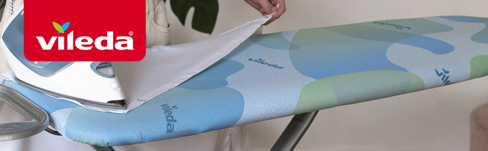 Покриття для прасувальної дошки Vileda Premium 2in1 для парогенераторів, 30-45 см x 110-130 см, срібно-сірий