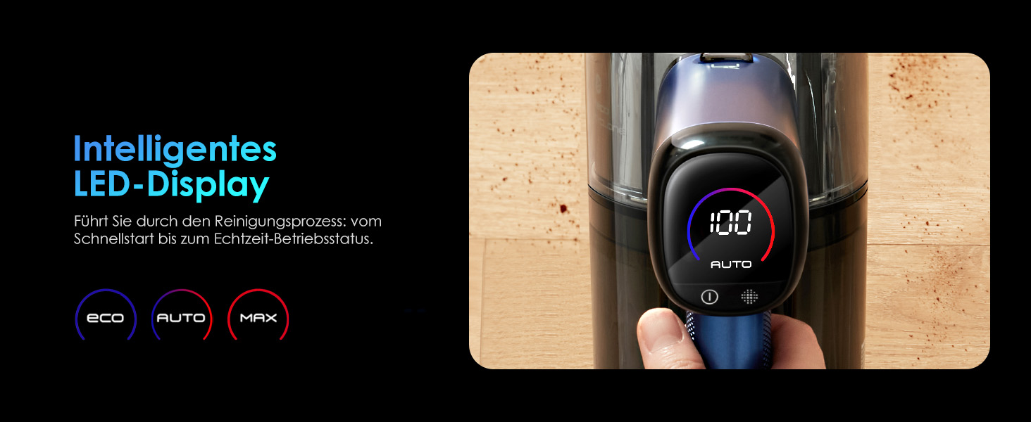 Ручний бездротовий пилосос Tineco Pure ONE S50 Pro: 150AW, 65 хв роботи, LED, ZeroTangle