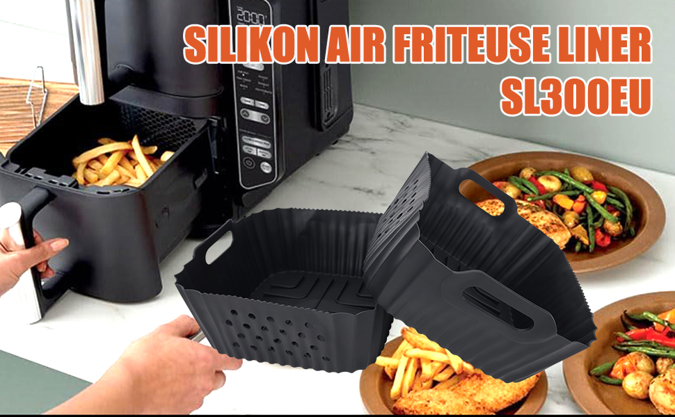 Стійка до нагріву силіконова підставка 48x30 см для фритюрниці, кухонного приладів, кавомашини (сумісна з Ninja, Cosori, Philips Airfryer)