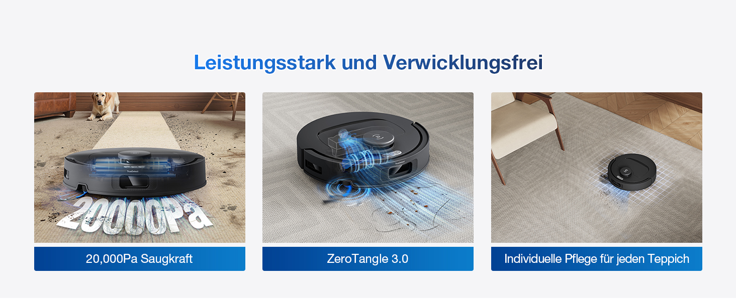 Робот-пилосос ECOVACS DEEBOT T30S PRO з функцією миття, 11000 Па, технологія ZeroTangle, миття гарячою водою 70°C, TruEdge™ для миття країв, акумулятор 6400 мАг, AI-уникнення перешкод (T30C OMNI S)