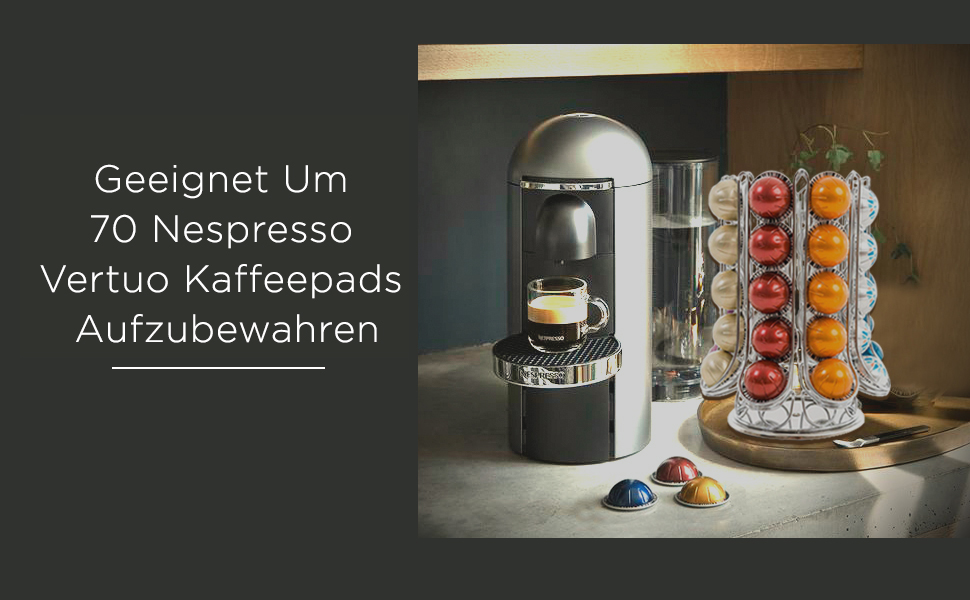 Тримач для капсул Nespresso Vertuo - органайзер на 70 капсул