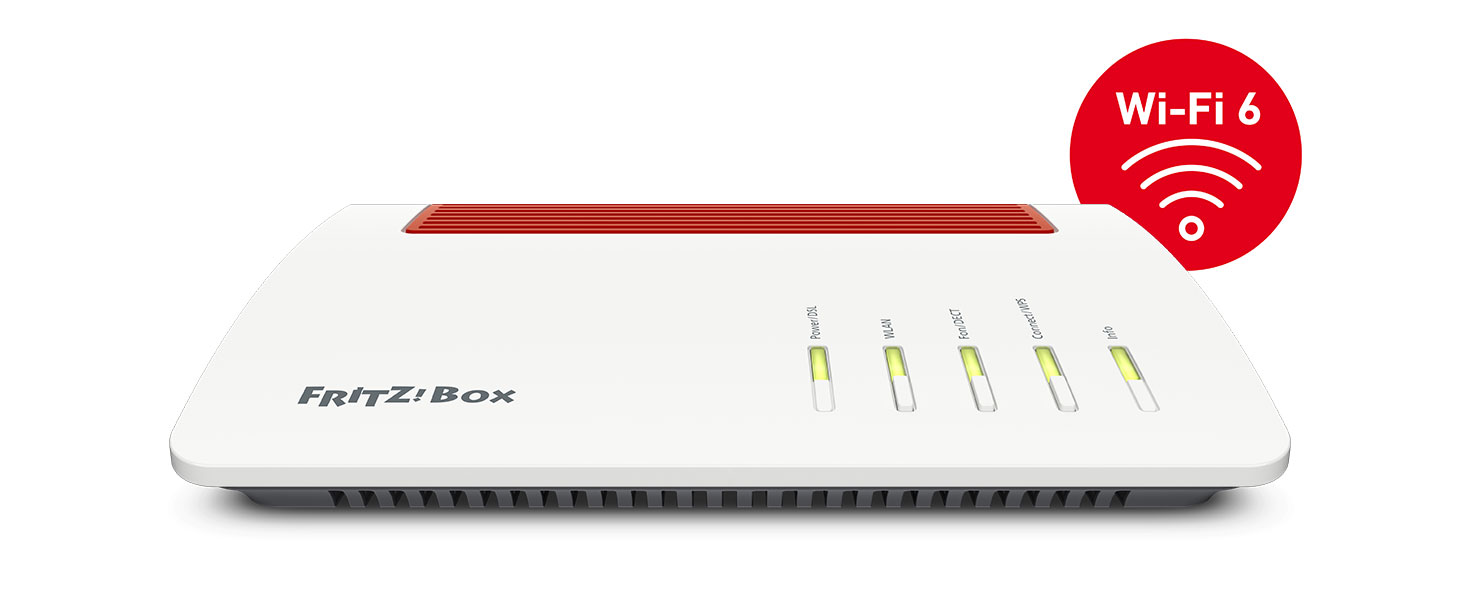 Роутер FRITZ!Box 7590 AX Wi-Fi 6: DSL-маршрутизатор з Wi-Fi 6, Mesh, DECT, VDSL Supervectoring 35b
