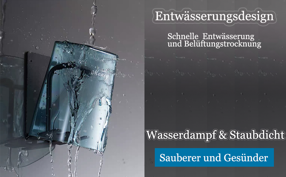 Тримач для зубних щіток GAViA для ванної кімнати з дозатором пасти, органайзер для електричних зубних щіток, чорний