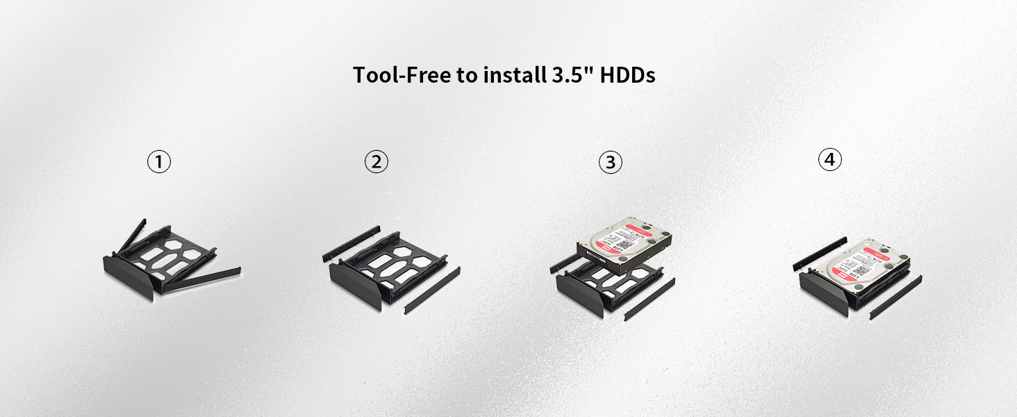 Зовнішній корпус для двох HDD/SSD накопичувачів Terramaster D2-320, USB 3.2 Gen 2, 10Gbps (Diskless)