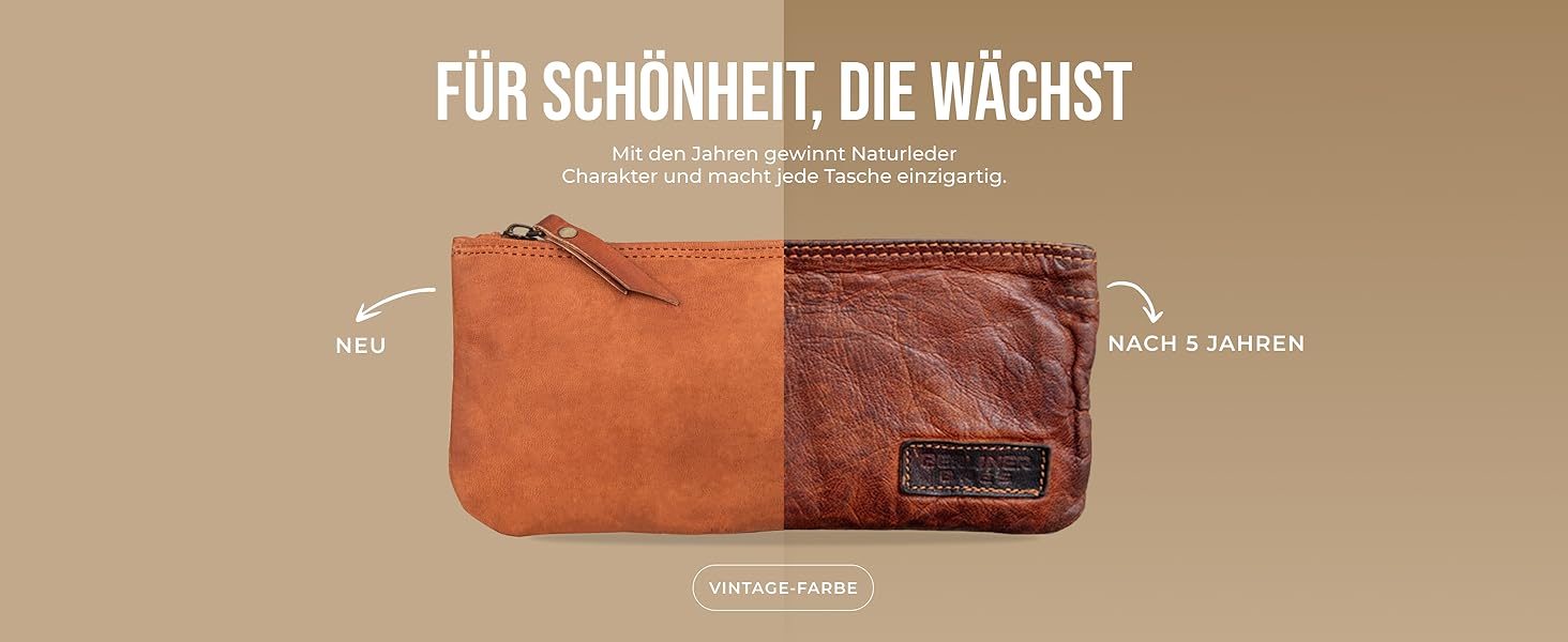 Сумка через плече Berliner Bags Luna з натуральної шкіри, коричнева. Містка жіноча сумка-банан