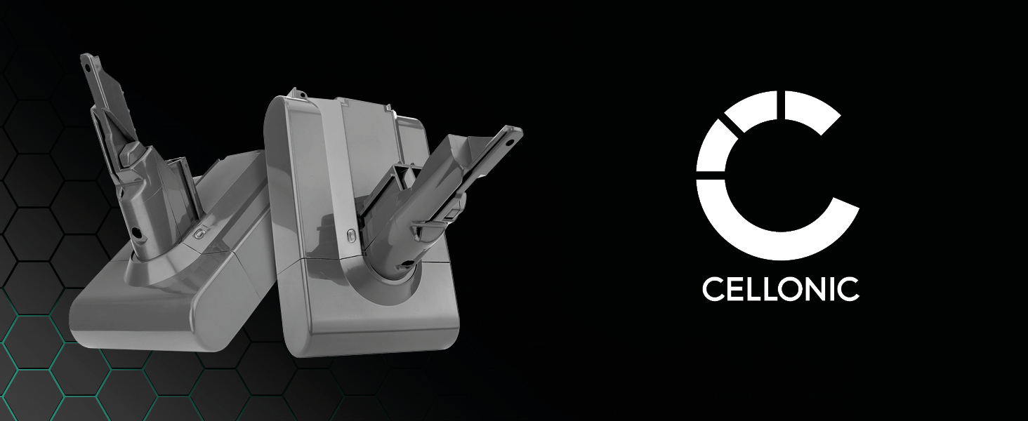 CELLONIC Акумулятор для пилососа сумісний з Dyson V7 Origin, Motorhead, Trigger, +, SV11 (21.6V, 2000mAh) - батарея з гвинтом