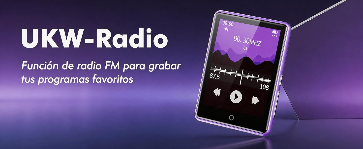 Дитячий MP3-плеєр з Bluetooth 5.3, вбудованим динаміком та сенсорним екраном 2.8