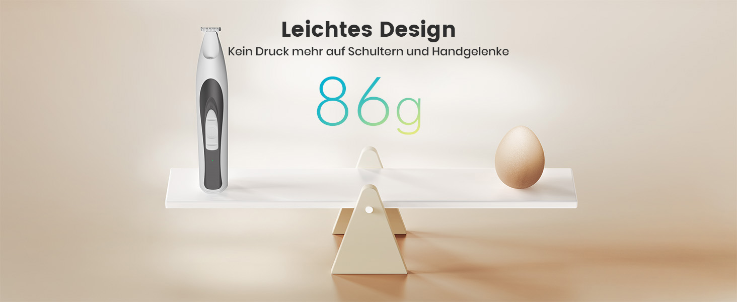 Триммер для догляду за лапами собак Oneisall з LED-підсвічуванням, тихий, акумуляторний, для лап, очей, вух, обличчя