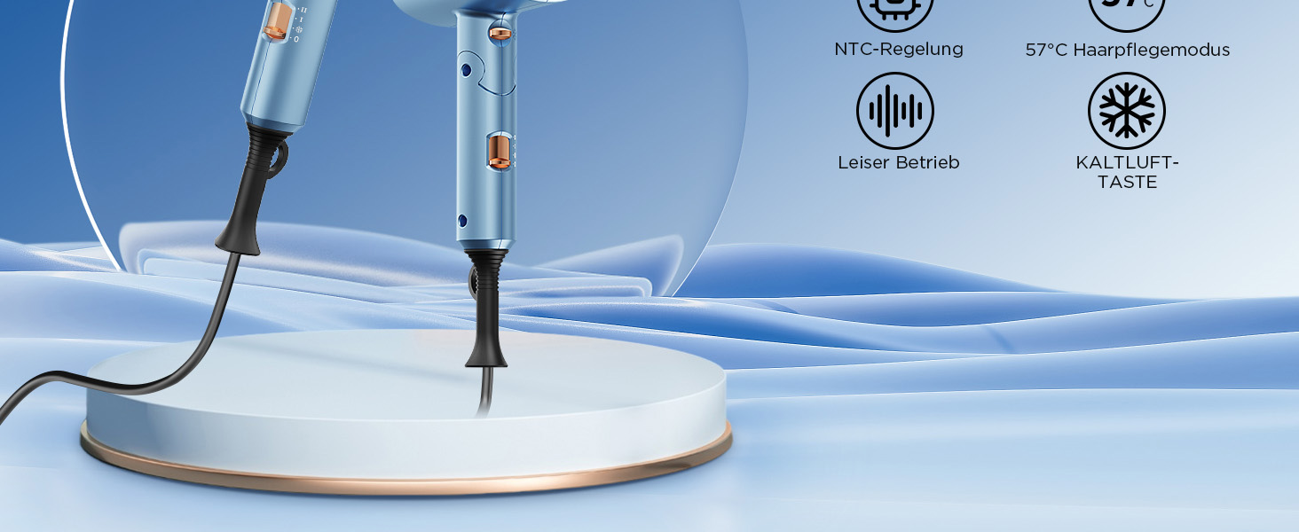 Складаний фен з іонізацією 2000 Вт, професійний, швидко сушильний, 2 швидкості, 3 режими нагріву, холодний струмінь, дифузор, концентратор, гребінці для укладки, для чоловіків та жінок, у подорожі