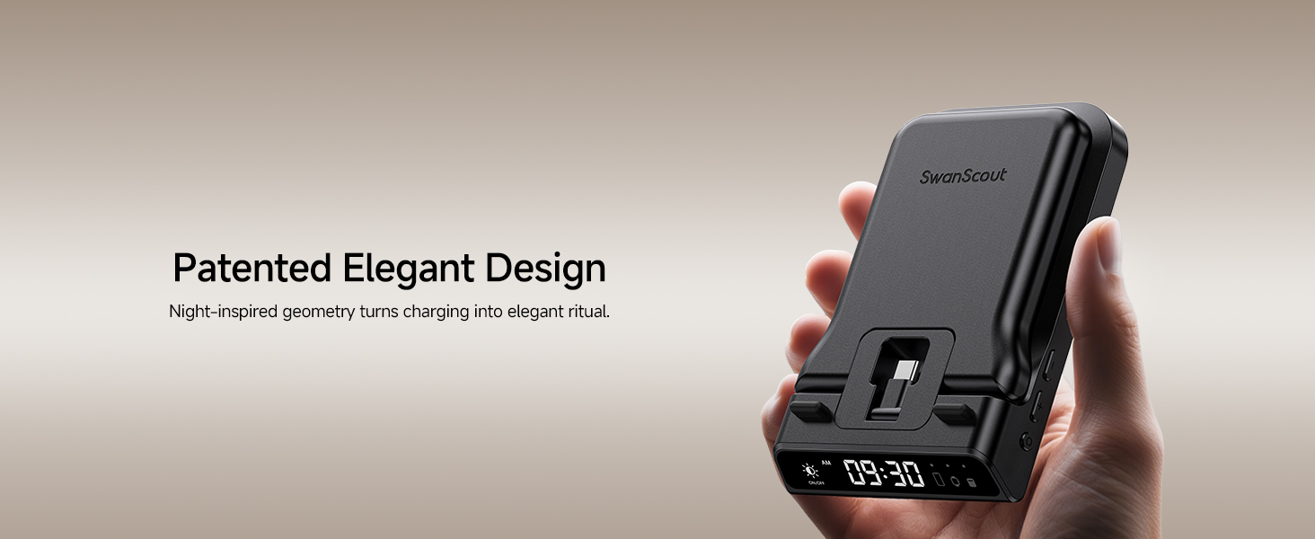 Зарядний станція SwanScout 701S 3-в-1 для Samsung Galaxy: телефони, навушники, годинники (USB-C)