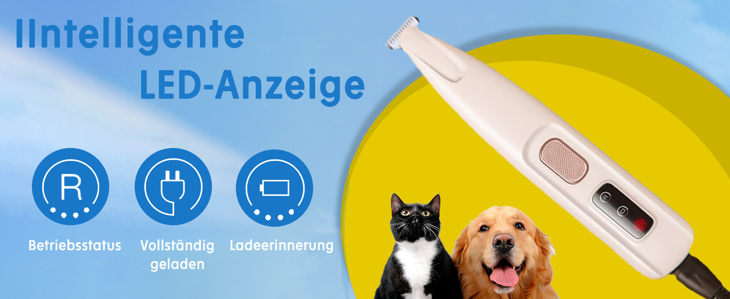 Триммер для собак Paw Trim Pro: безшумна обрізка подушечок лап з LED-підсвічуванням