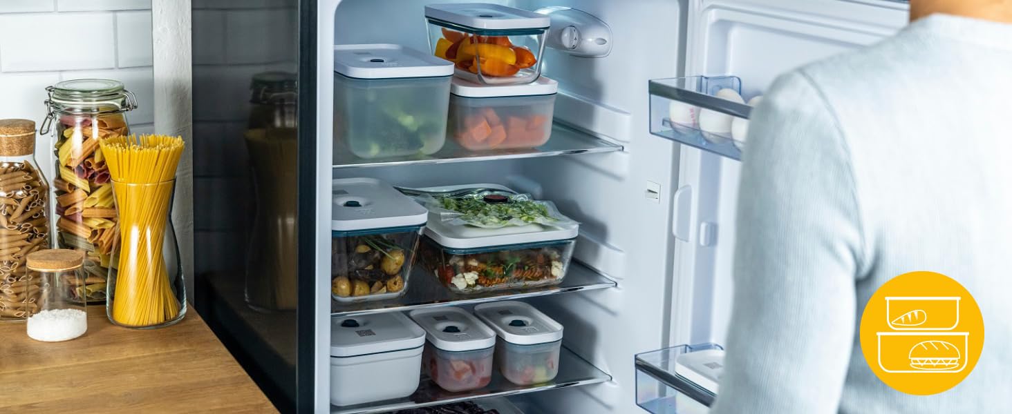 Контейнерний набір для вакуумного зберігання ZWILLING Fresh & Save, розмір L, 3 шт., пластик, La Mer