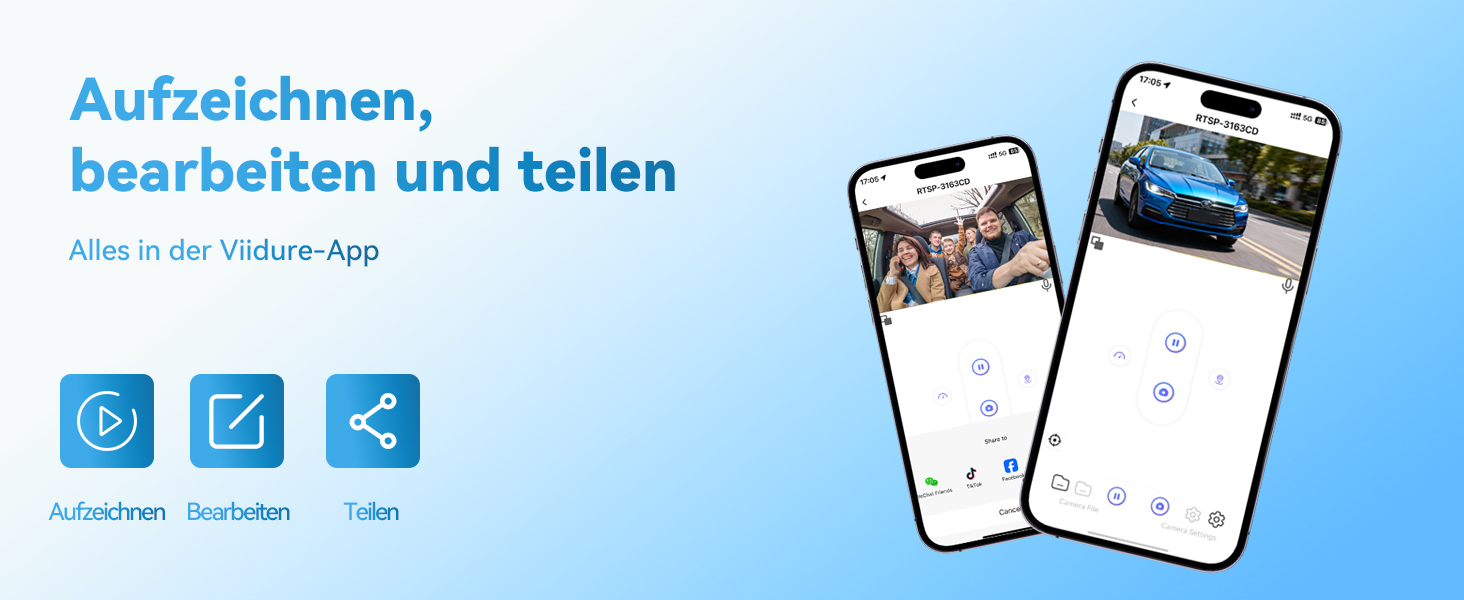 Автомобільний відеореєстратор 4K/1080P 4-канальний (передній, задній, внутрішні) з SD-картою 64ГБ, 3