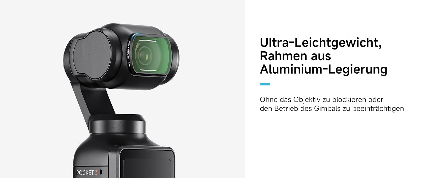 Набір магнітних фільтрів JJC 6в1 для DJI Osmo Pocket 3: ND8, ND16, ND32, ND64, ND256 та CPL (чорна дифузія 1/4), світлофільтри для екшн-камери