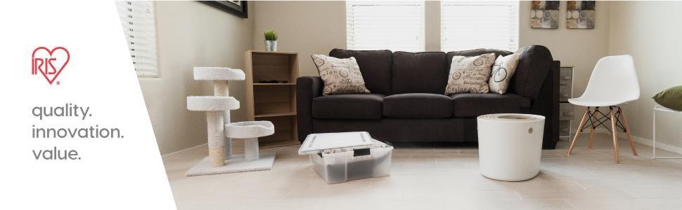 Лейс для собак Iris USA з дверцятами, 61 см: безпечний, зручний, з гумовими ніжками