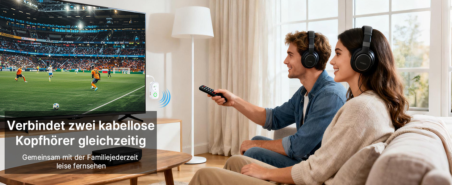 Bluetooth 5.4 адаптер 2-в-1 (передавач та приймач) для навушників, ТВ, ПК та авто, з мікрофоном та роз'ємом 3.5 мм, білий