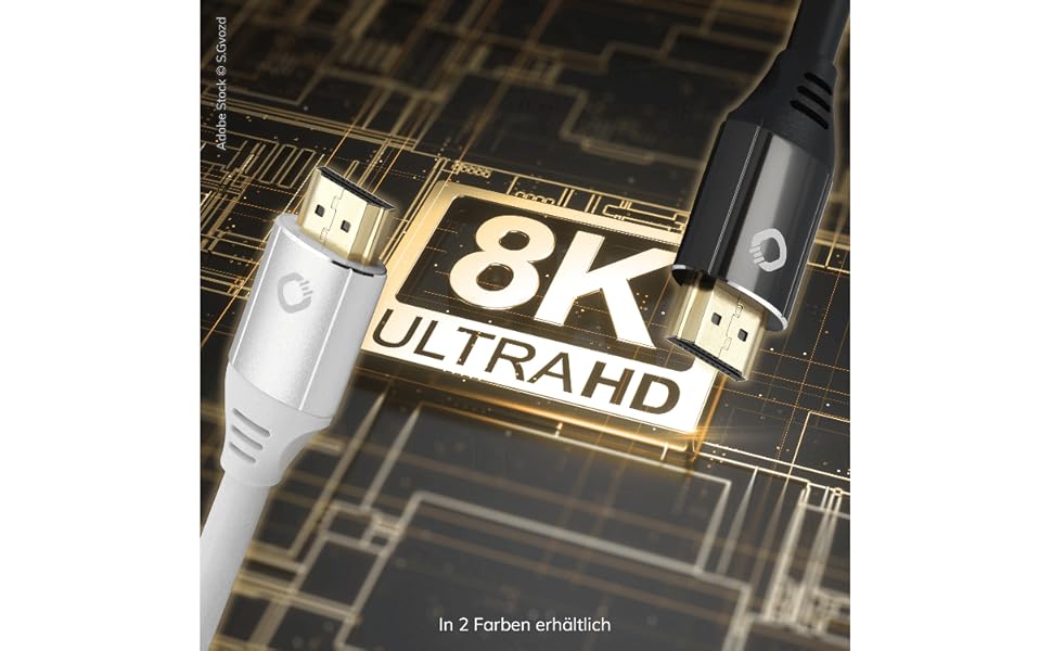 HDMI кабель OEHLBACH Black Magic MKII, 8K@60Hz, 4K@120Hz, 1.5м, HDR10+, Dolby Vision, HDMI 2.1, Premium