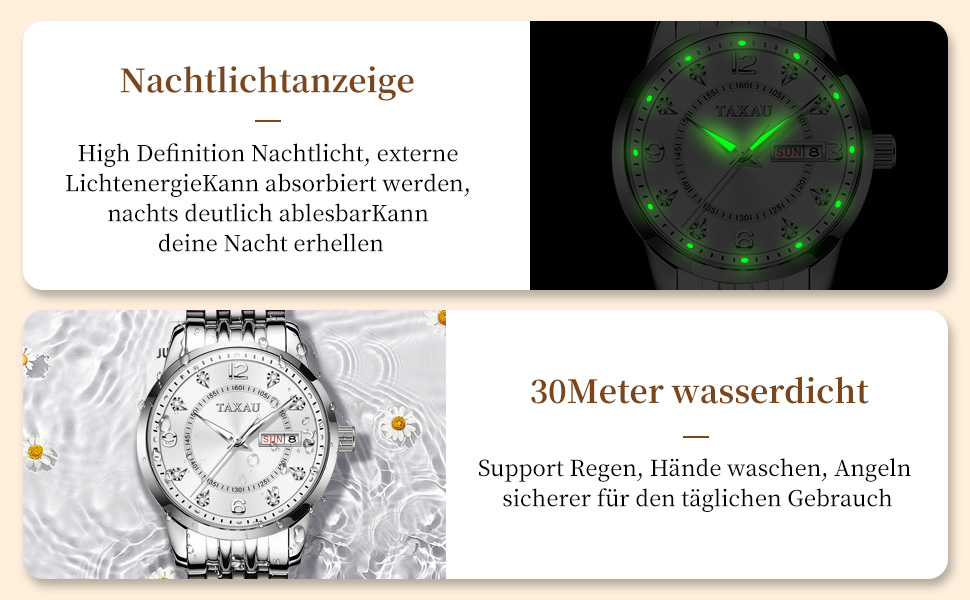 Жіночий годинник з арабськими цифрами, маленьке циферблат, Easy Read, з датою, з нержавіючої сталі, водостійкий, сріблястий браслет, біле циферблат (8102g)