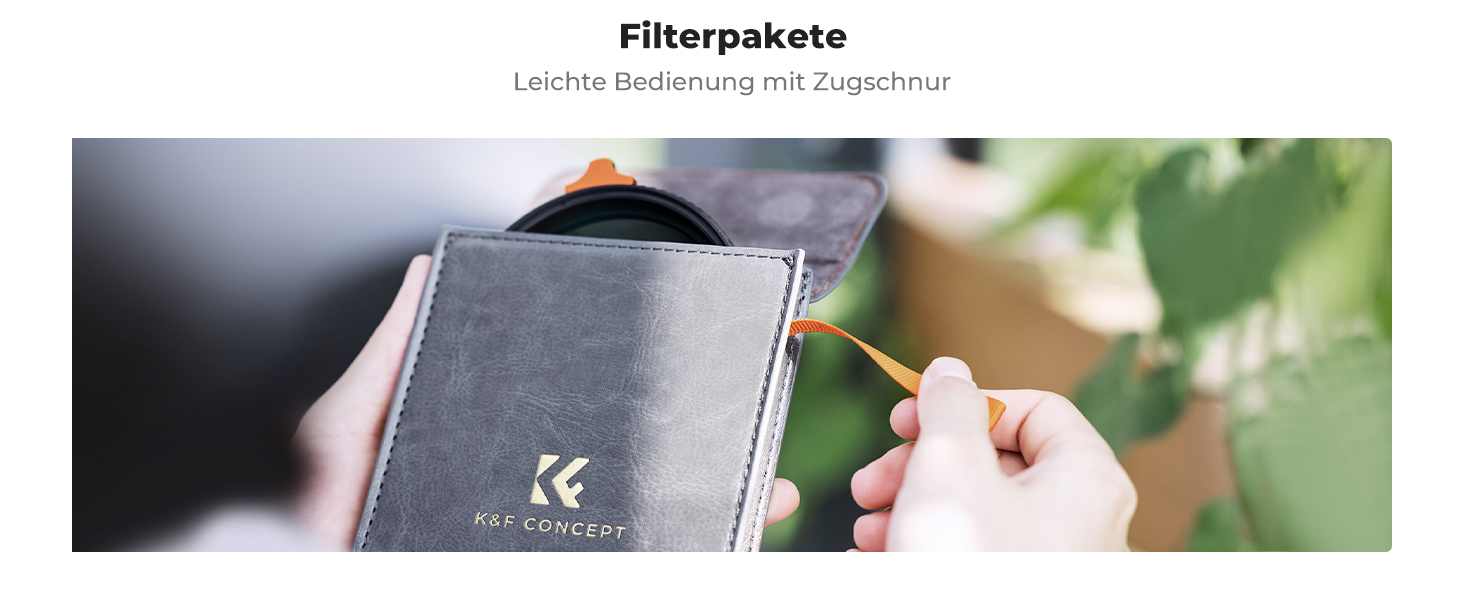 Фільтр K&F Concept 77mm Black Mist 1/4 та ND2-ND400 2-в-1 (Nano-Xcel Series)